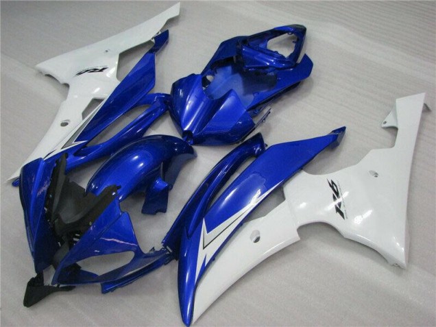 Affordable 2008-2016 Blue White Black Yamaha YZF R6 Bike Fairings