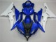 Affordable 2008-2016 Blue White Black Yamaha YZF R6 Bike Fairings