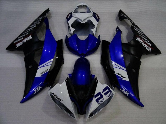 Affordable 2008-2016 Blue White Black YEC 23 Yamaha YZF R6 Motorbike Fairing