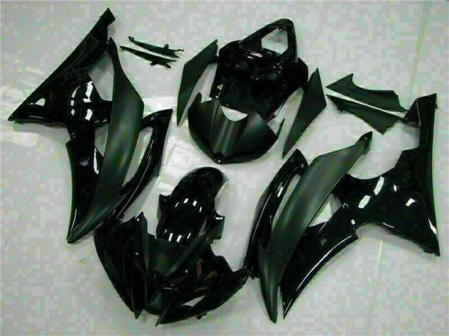 Affordable 2008-2016 Black Yamaha YZF R6 Bike Fairing Kit