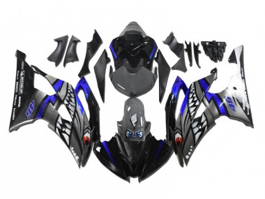 Affordable 2008-2016 Grey Blue Shark Yamaha YZF R6 Motorcycle Fairing Kit