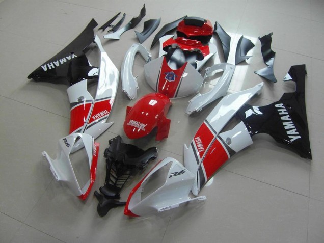 Affordable 2008-2016 Red White Black Yamaha YZF R6 Motor Fairings