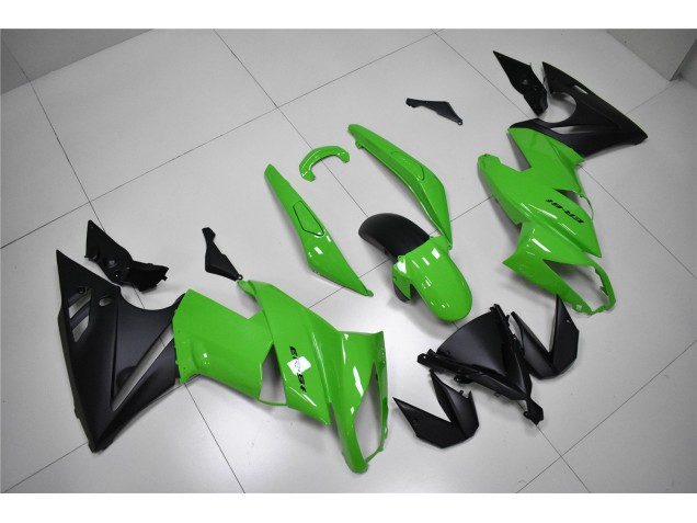 Affordable 2009-2011 Green Black Kawasaki EX650 Replacement Motorcycle Fairings