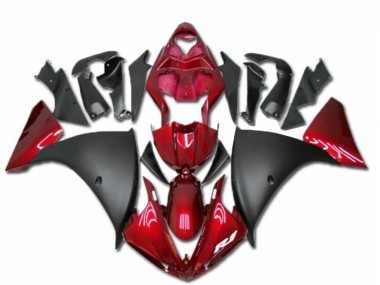 Affordable 2009-2011 Red Black Yamaha YZF R1 Moto Fairings