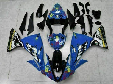 Affordable 2009-2011 Blue Yamaha YZF R1 Bike Fairings