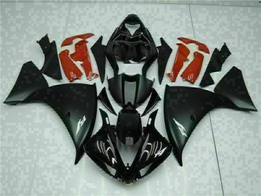 Affordable 2009-2011 Black Red Yamaha YZF R1 Motorbike Fairing