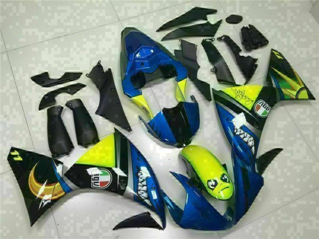 Affordable 2009-2011 Blue Yamaha YZF R1 Replacement Motorcycle Fairings