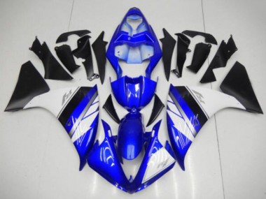 Affordable 2009-2011 Blue White Black Yamaha YZF R1 Bike Fairing