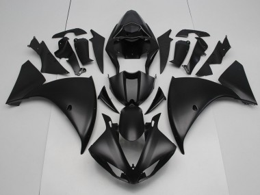 Affordable 2009-2011 Matte Black Yamaha YZF R1 Moto Fairings