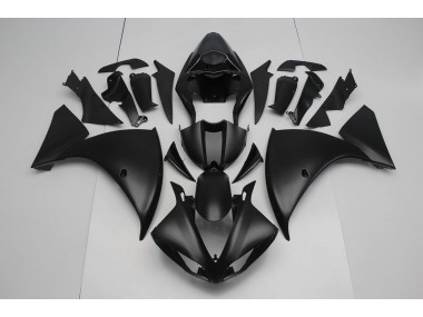 Affordable 2009-2011 Matte Black Yamaha YZF R1 Moto Fairings