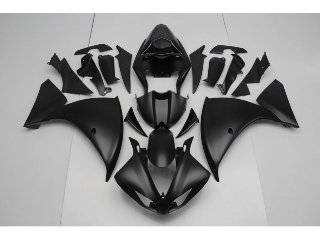 Affordable 2009-2011 Matte Black Yamaha YZF R1 Moto Fairings