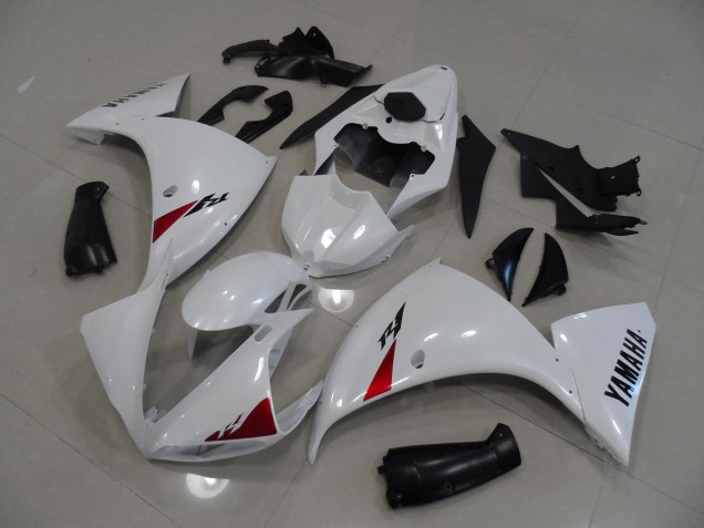 Affordable 2009-2011 White Black Yamaha YZF R1 Motorcycle Fairing