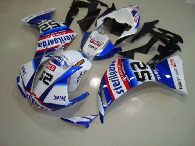 Affordable 2009-2011 White Black Sterilgarda Yamaha YZF R1 Motorbike Fairing