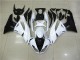 Affordable 2009-2012 White Kawasaki ZX6R Motorcyle Fairings