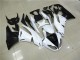 Affordable 2009-2012 White Kawasaki ZX6R Motorcyle Fairings