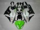 Affordable 2009-2012 Green Black White 25 Kawasaki ZX6R Bike Fairings