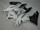 Affordable 2009-2012 White Black Kawasaki ZX6R Motorcycle Fairings Kits