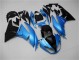 Affordable 2009-2012 Blue Black Kawasaki ZX6R Motorcycle Fairing Kit