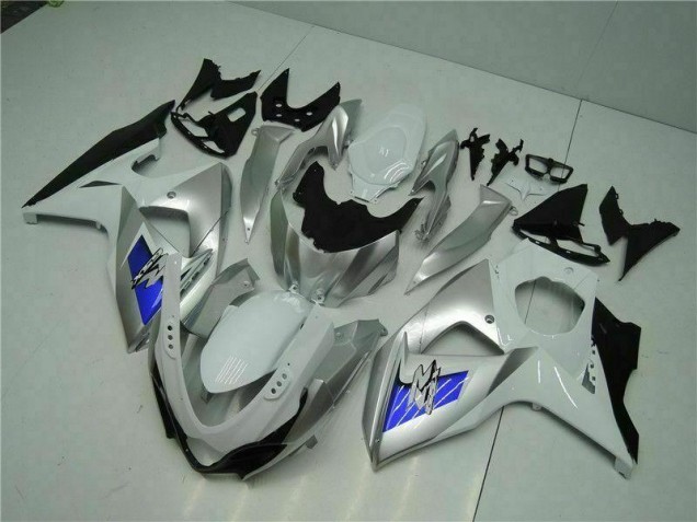 Affordable 2009-2016 Silver White Suzuki GSXR1000 Motorcycle Bodywork