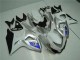 Affordable 2009-2016 Silver White Suzuki GSXR1000 Motorcycle Bodywork