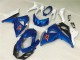 Affordable 2009-2016 Blue White Suzuki GSXR1000 Motor Fairings