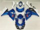 Affordable 2009-2016 Blue White Suzuki GSXR1000 Motor Fairings