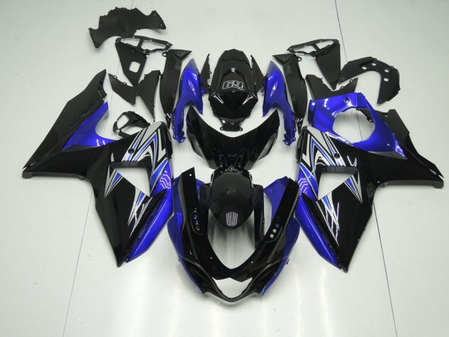 Affordable 2009-2016 Blue and Black Suzuki GSXR 1000 K9 Motorcylce Fairings