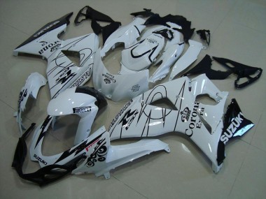 Affordable 2009-2016 White Corona Suzuki GSXR 1000 K9 Motorcylce Fairings