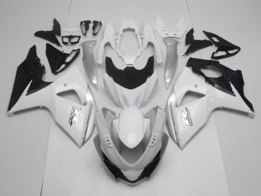 Affordable 2009-2016 White OEM Style Suzuki GSXR 1000 K9 Bike Fairings