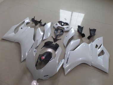 Affordable 2011-2014 Pearl White Ducati 1199 Motorcycle Fairing Kit