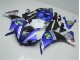 Affordable 2012-2014 Blue White Black Yamaha YZF R1 Motorcycle Replacement Fairings