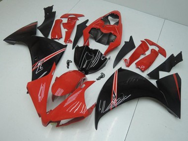 Affordable 2012-2014 Red Black Yamaha YZF R1 Replacement Motorcycle Fairings