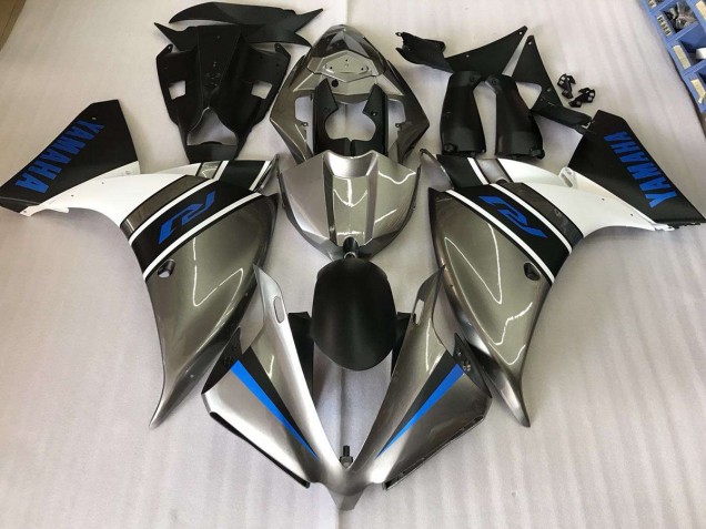 Affordable 2012-2014 Silver Blue Yamaha YZF R1 Motorbike Fairing Kits