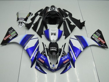 Affordable 2012-2014 Blue Black Sterilgarda Yamaha YZF R1 Motorcycle Fairing Kit