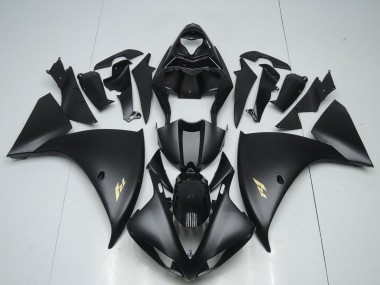 Affordable 2012-2014 Matte Black Sticker Yamaha YZF R1 Motorcycle Bodywork