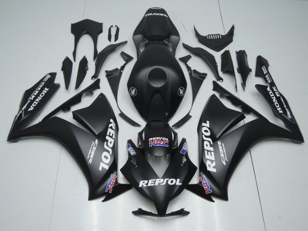 Affordable 2012-2016 Matte Black Repsol Honda CBR1000RR Bike Fairing Kit