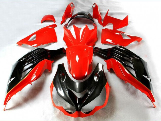 Affordable 2012-2021 Red Kawasaki ZX14R ZZR1400 Motorcycle Fairings