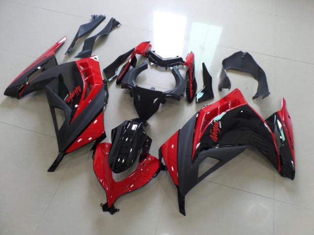 Affordable 2013-2016 Red Black Kawasaki ZX300R Bike Fairing