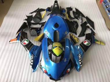 Affordable 2015-2019 Blue Shark Yamaha YZF R1 Motorbike Fairing