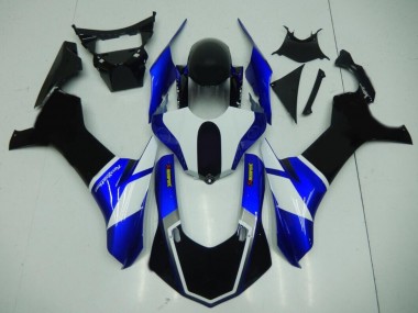 Affordable 2015-2019 Black Blue Yamaha YZF R1 Motorcycle Fairings Kits