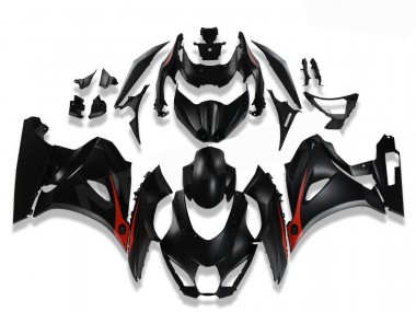 Affordable 2017-2021 Black Red Suzuki GSXR 1000 Motor Bike Fairings