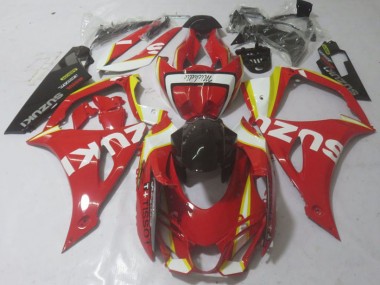 Affordable 2017-2021 Red Suzuki GSXR 1000 Bike Fairing Kit