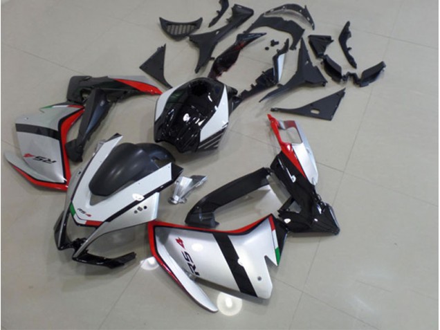 Affordable 2011-2018 Black Silver Red Aprilia RS4 50 125 Bike Fairing Kit