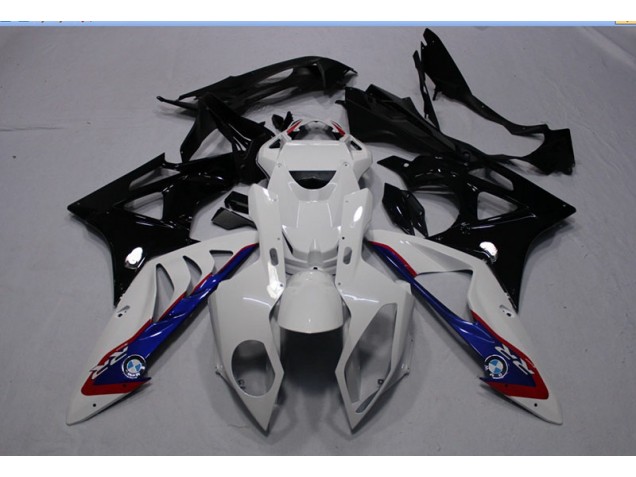 Affordable 2009-2014 White Black Blue BMW S1000RR Motorcycle Fairing Kit