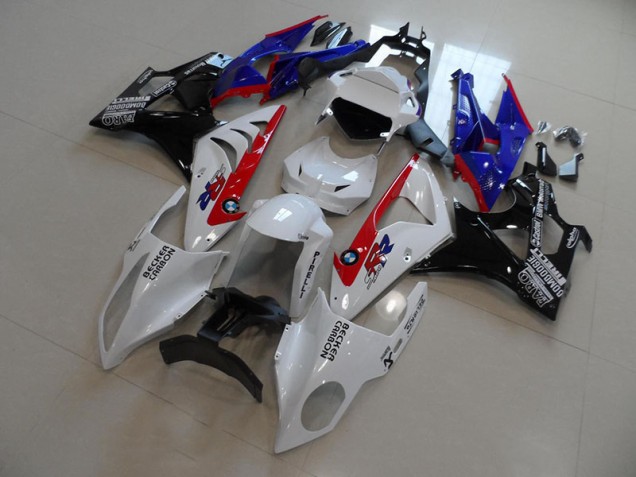 Affordable 2009-2014 White Blue Red Becker Carbon BMW S1000RR Motorcylce Fairings