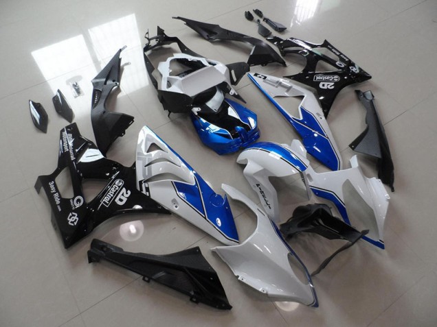 Affordable 2009-2014 White Blue Black BMW S1000RR Motorcycle Fairing