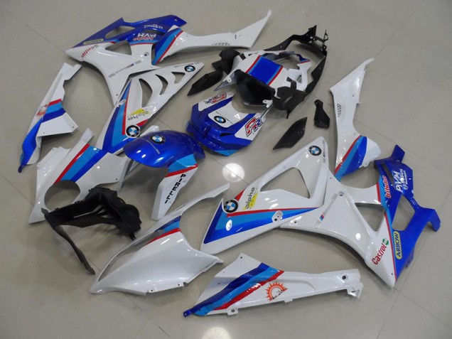 Affordable 2009-2014 Blue White BMW S1000RR Motorbike Fairing