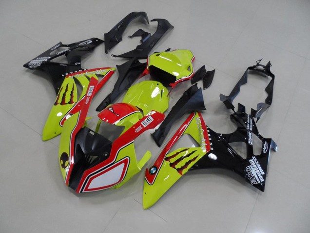 Affordable 2009-2014 Green Red Monster BMW S1000RR Bike Fairings