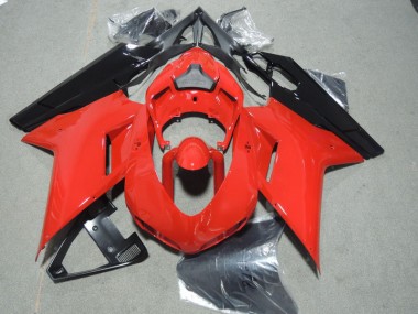 Affordable 2007-2014 Red Black Ducati 1098 Motorcycle Fairing