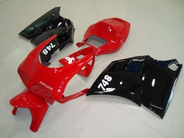 Affordable 1993-2005 Red Black Ducati 748 916 996 996S Motorbike Fairing Kits